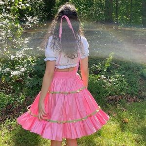 poppy angeloff flamingo parachute skirt